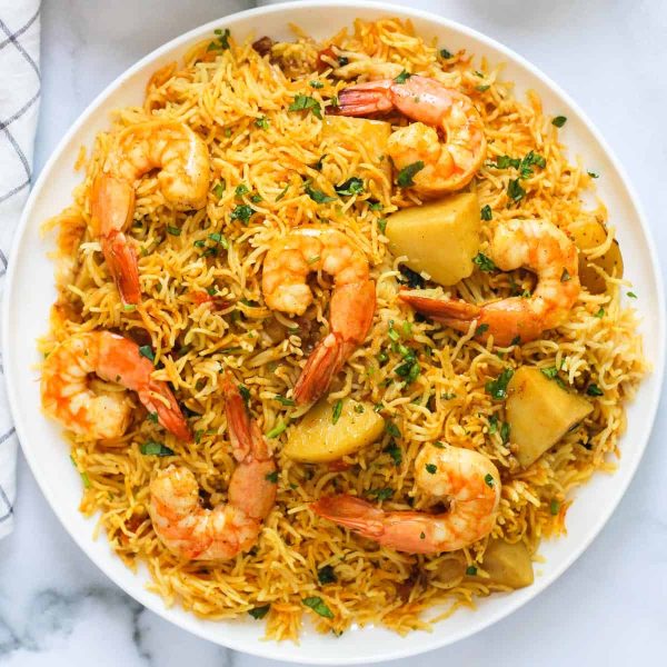 Shrimp Biryani (Half Tray)